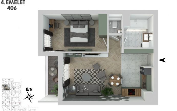 Új építésű társasház a 13.kerületben, energiatakarékos otthonokkal 406