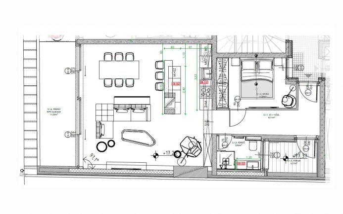 Új építésű 67 nm-es penthouse a LuxCity Homes-ban