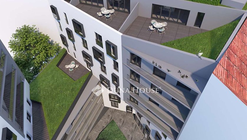 Új építésű társasház a Kálvin tér szomszédságában
