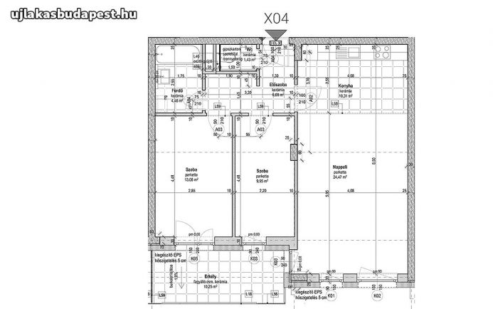 Eladó 70 nm-es új építésű lakás a Stadionok közelében