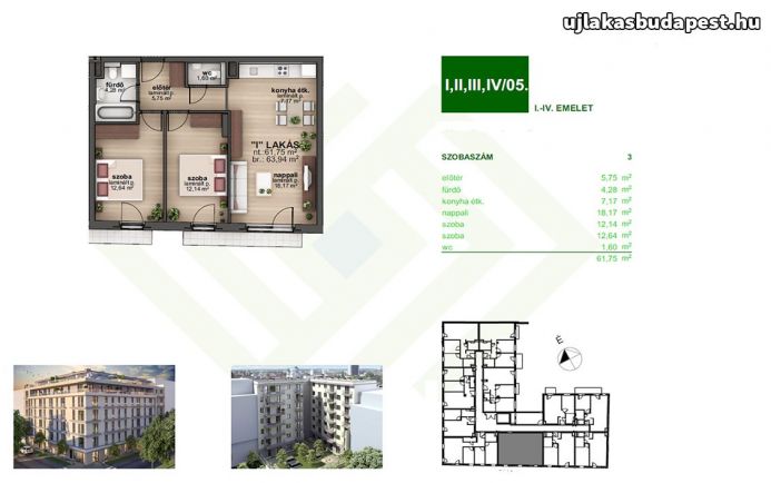 Eladó 62 nm-es lakás a Népliget közelében 105