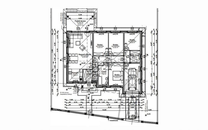 Egyszintes ikerház 115 nm-es alapterülettel eladó