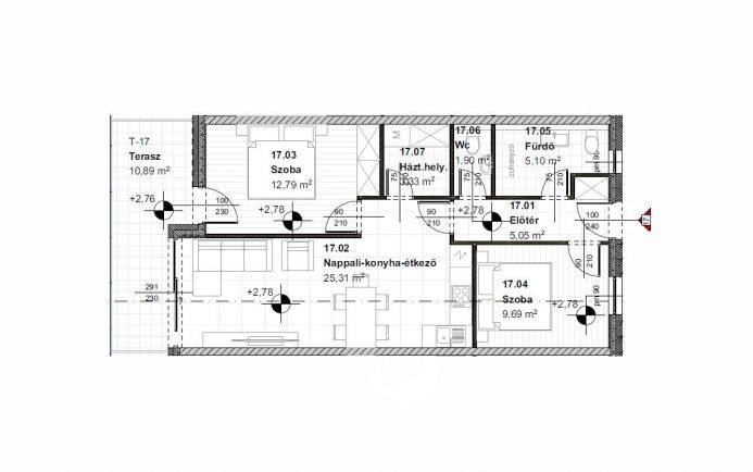 Új építésű 63 nm-es, 3 szobás lakás eladó az Ezüstparton