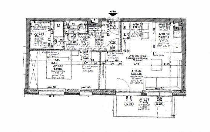 Eladó 51 nm-es lakás Újpest központ közelében