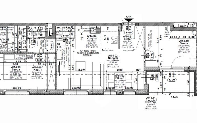 Új építésű 63 nm-es lakás eladó Újpesten