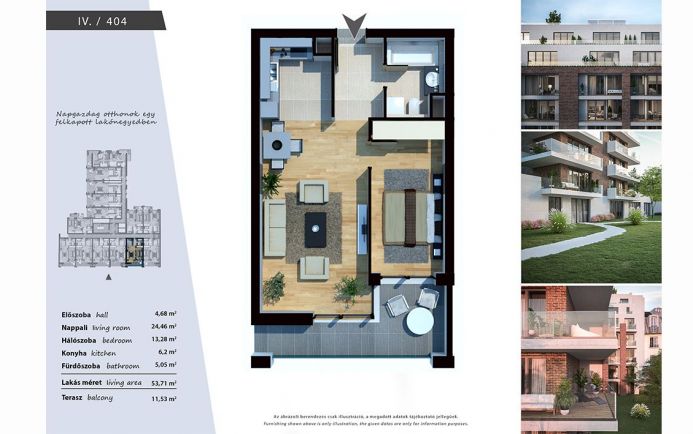 Új építésű modern, energiatakarékos lakások a XIII. kerületben 404