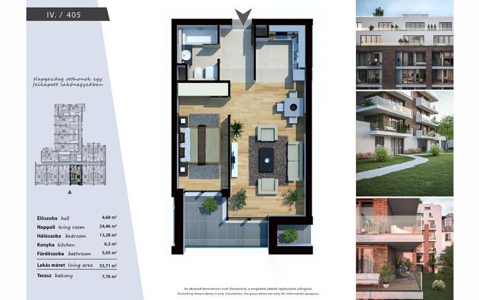 Új építésű modern, energiatakarékos lakások a XIII. kerületben 405