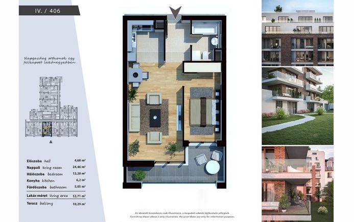 Új építésű modern, energiatakarékos lakások a XIII. kerületben 406