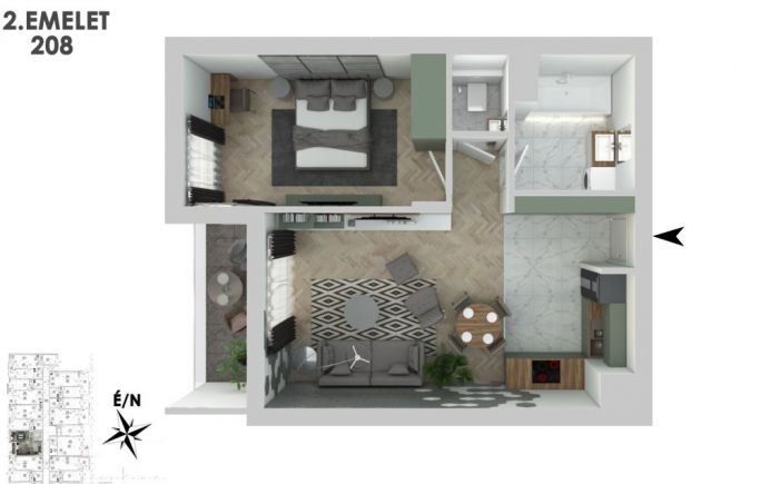 Új építésű társasház a 13.kerületben, energiatakarékos otthonokkal 208