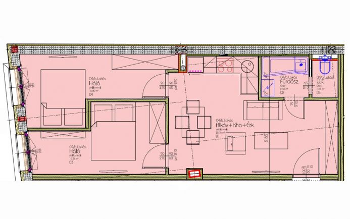 Új építésű 47 nm-es lakás a VI. kerületben