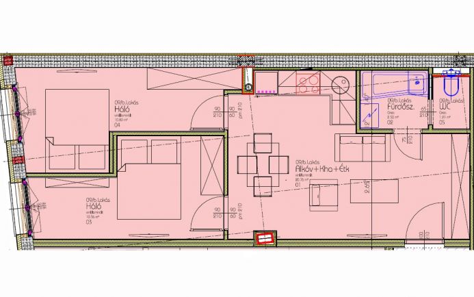 Új építésű 47 nm-es lakás a VI. kerületben