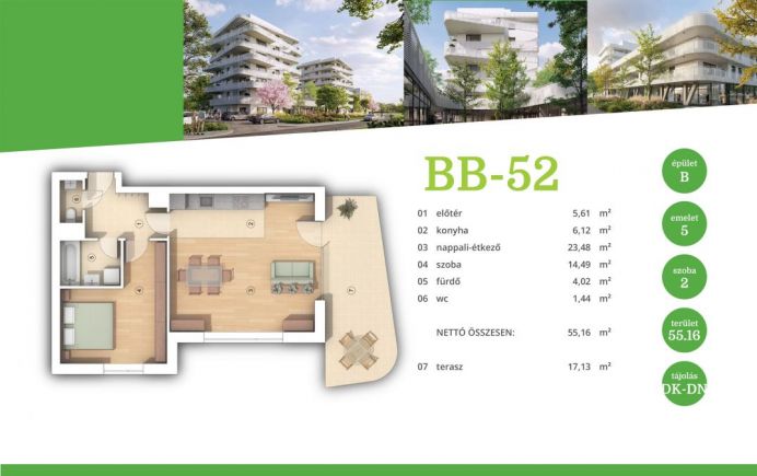 Fenntartható élet, modern otthonok Zuglóban BB-52