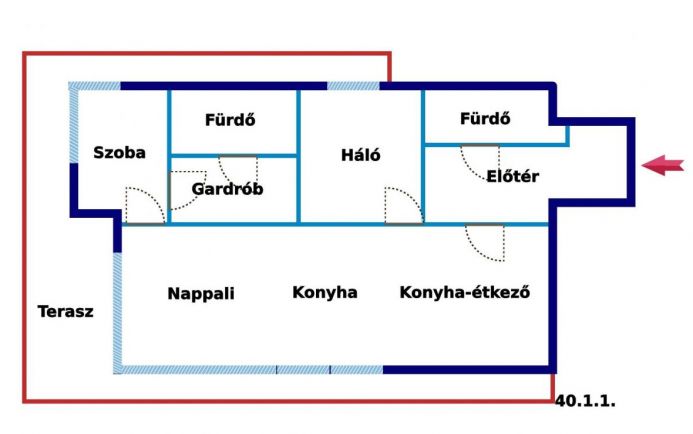Újépítésű lakás zöldövezetben