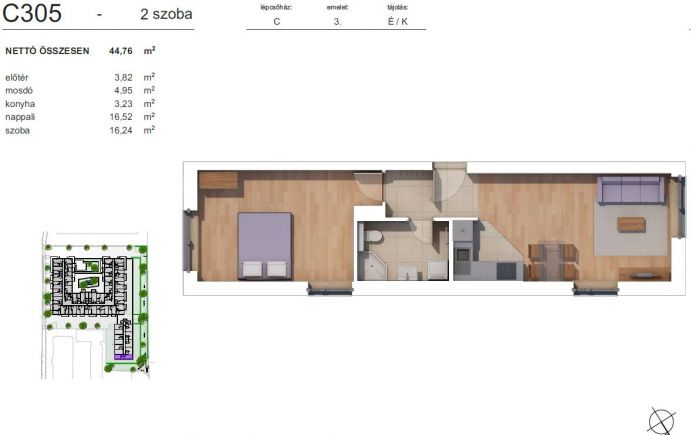 Új építésű lakás Zugló szívében C305