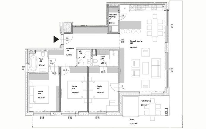 Új építésű 106 nm-es luxus lakás Pasaréten