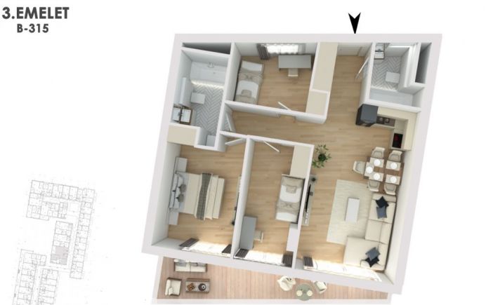 Otthonod a vízparti életstílus közepén B315