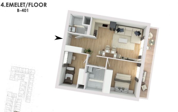 Otthonod a vízparti életstílus közepén B401