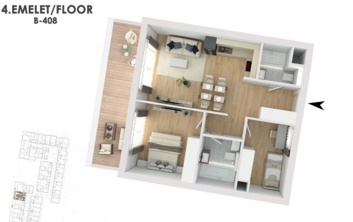 Otthonod a vízparti életstílus közepén B408