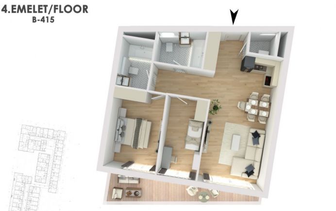 Otthonod a vízparti életstílus közepén B415