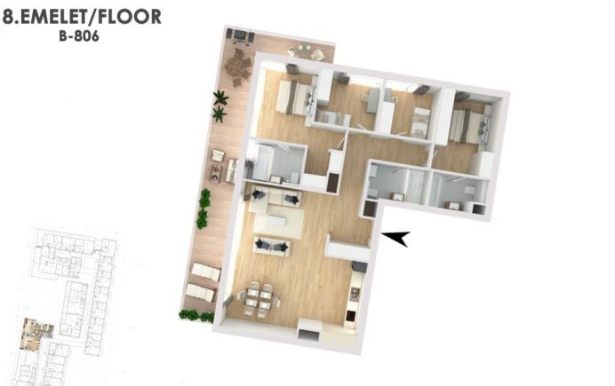 Otthonod a vízparti életstílus közepén B806