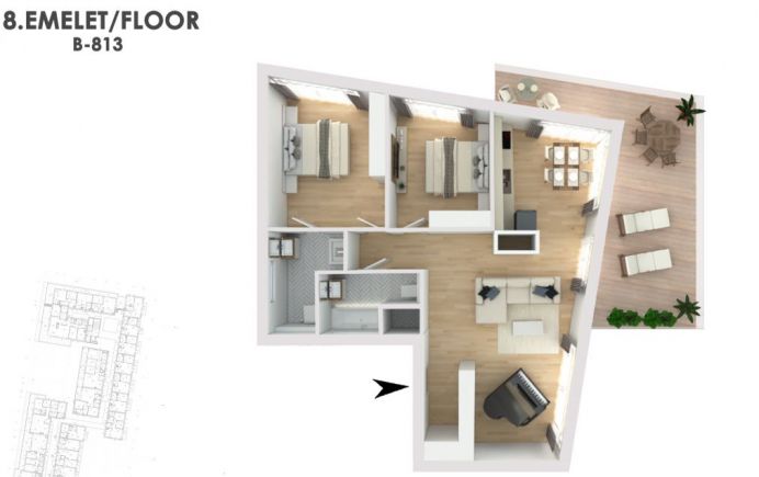 Otthonod a vízparti életstílus közepén B813