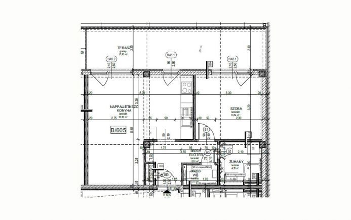 Új építésű lakás a Magdolnanegyedben B605