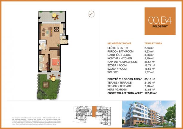 Új építésű 85 m2-es földszinti lakás eladó Óbuda déli csücskében!