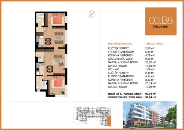 Új építésű 99 m2-es földszinti lakás eladó Óbuda déli csücskében!