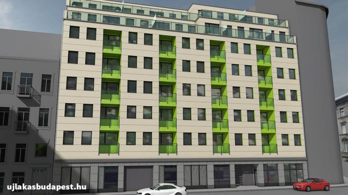 Eladó új építésű 54 nm-es lakás a Blaha Lujza tér közelében