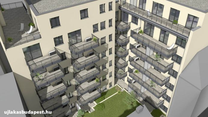Eladó új építésű 64 nm-es lakás a Blaha Lujza tér közelében