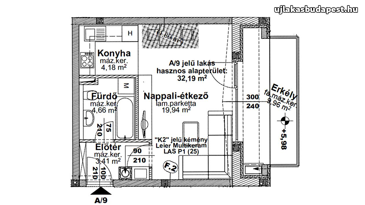 Eladó 32 nm-es lakás Újpest déli részén