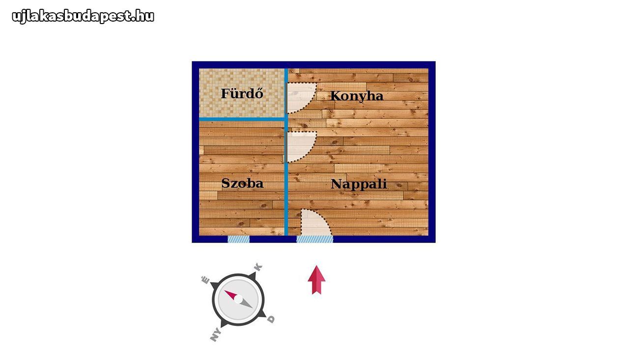Eladó 28 nm-es stúdió lakás a VIII.kerületben