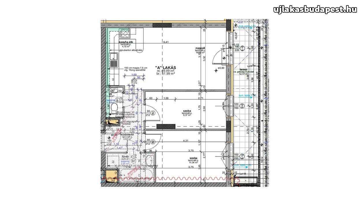 Eladó 50 nm-es lakás a Népliget közelében 001