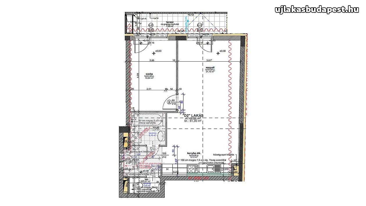 Eladó 50 nm-es lakás a Népliget közelében 004