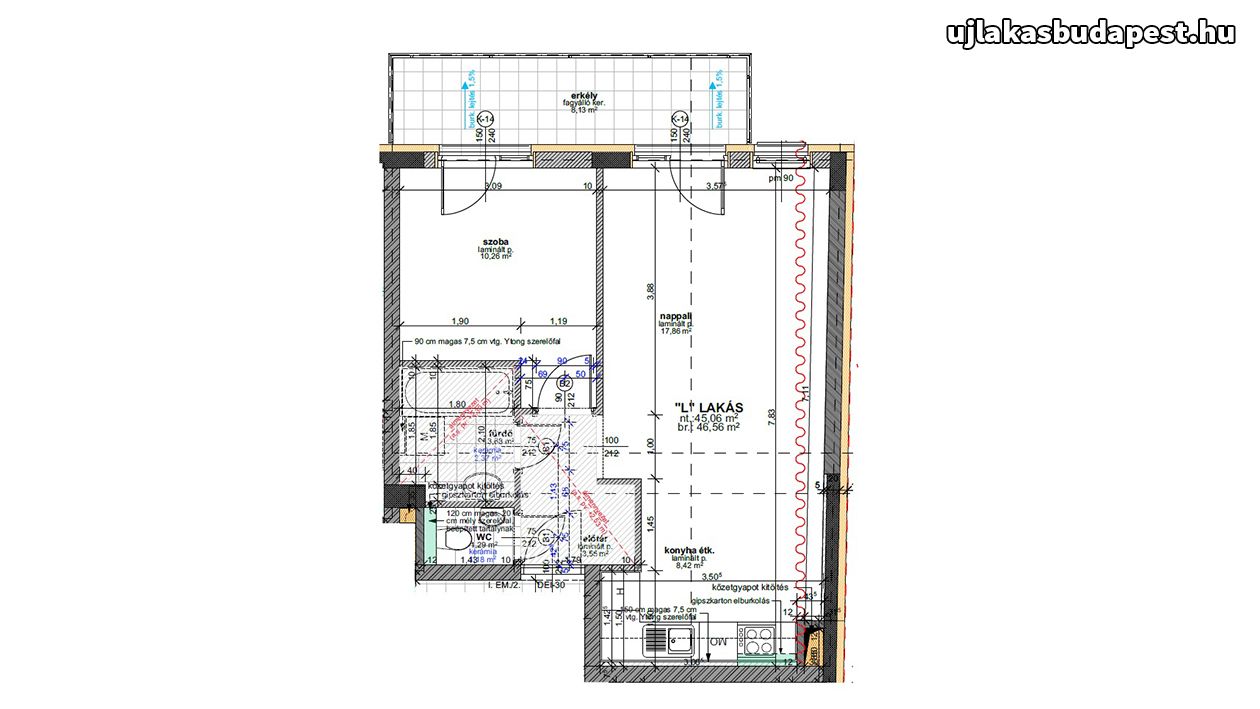 Eladó 45 nm-es lakás a Népliget közelében 302
