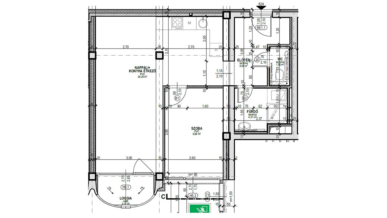 Eladó 51 nm-es apartman Balaton legkedveltebb részén 824