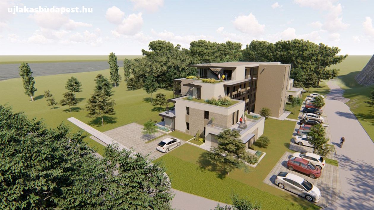 Új építésű 54 nm-es, 1+2 szobás lakás Balatonföldváron
