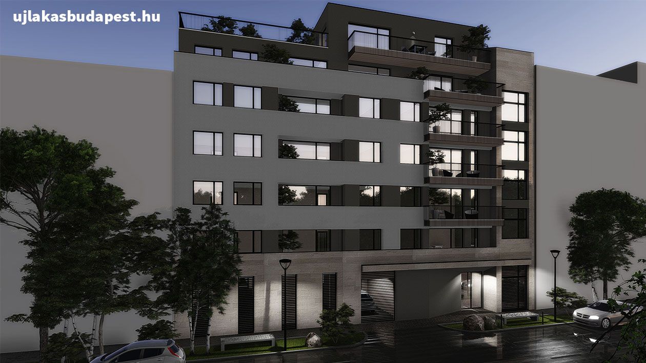Budapest XIII.kerületében 35 nm-es új építésű lakás eladó