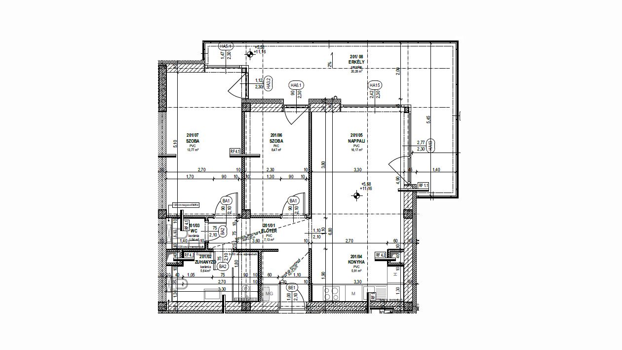 Eladó 62 nm-es, 2. emeleti, erkélyes lakás az Ezüstparton