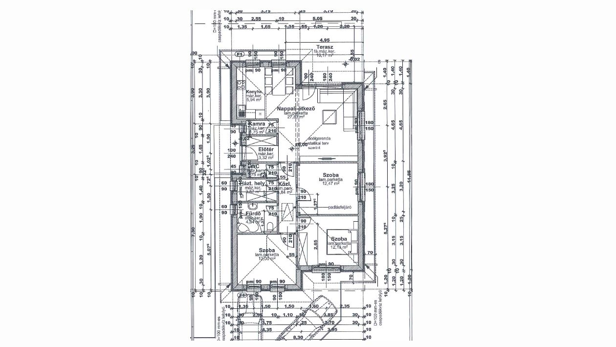 90 nm-es családi ház eladó Őrbottyán