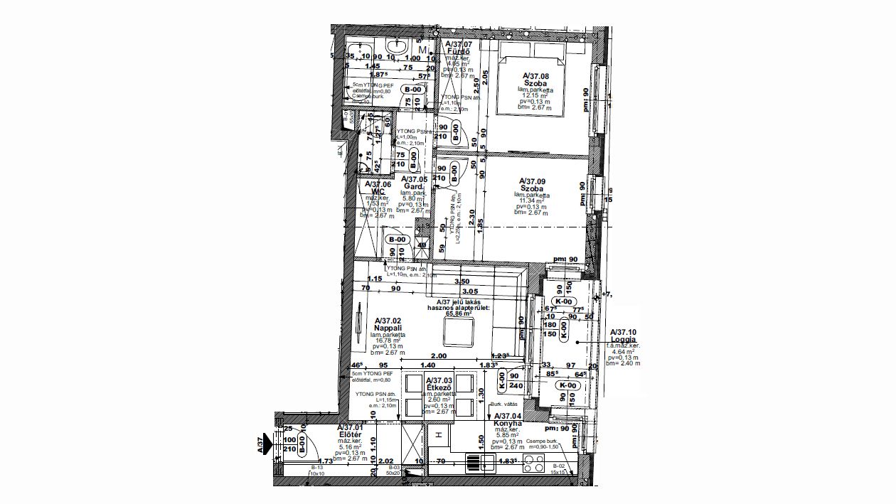 Eladó 66 nm-es lakás Újpesten