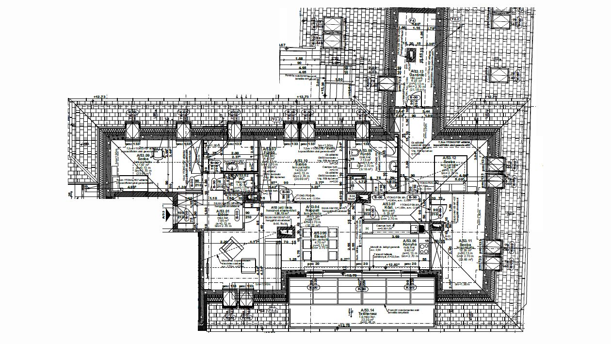 Új építésű 126 nm-es penthouse lakás eladó Újpesten