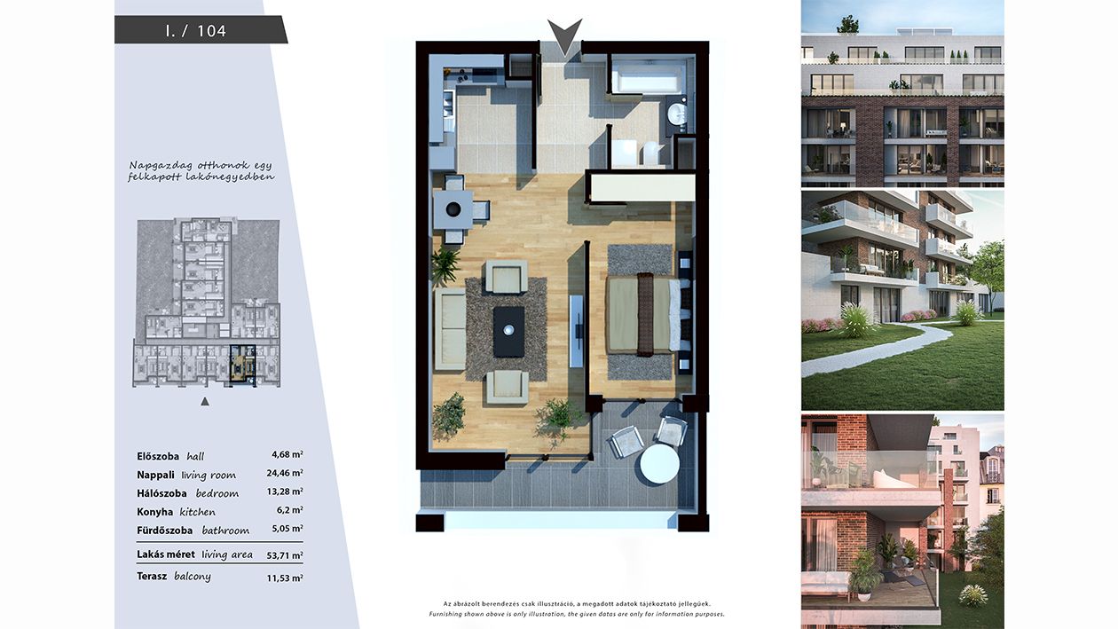 Új építésű modern, energiatakarékos lakások a XIII. kerületben 104