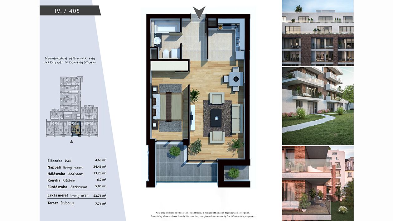 Új építésű modern, energiatakarékos lakások a XIII. kerületben 405