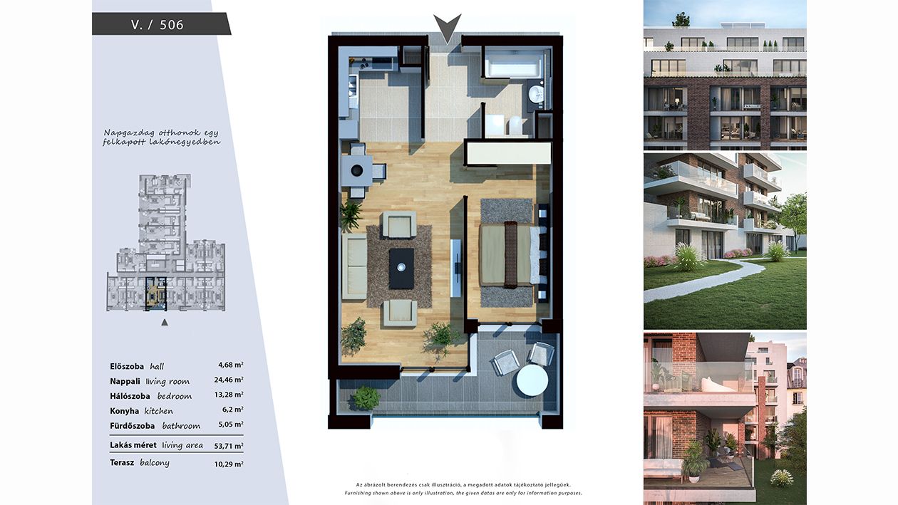 Új építésű modern, energiatakarékos lakások a XIII. kerületben 506