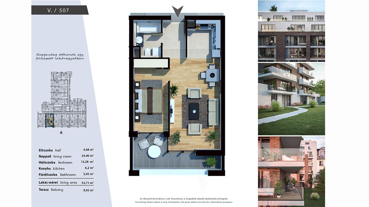 Új építésű modern, energiatakarékos lakások a XIII. kerületben 507