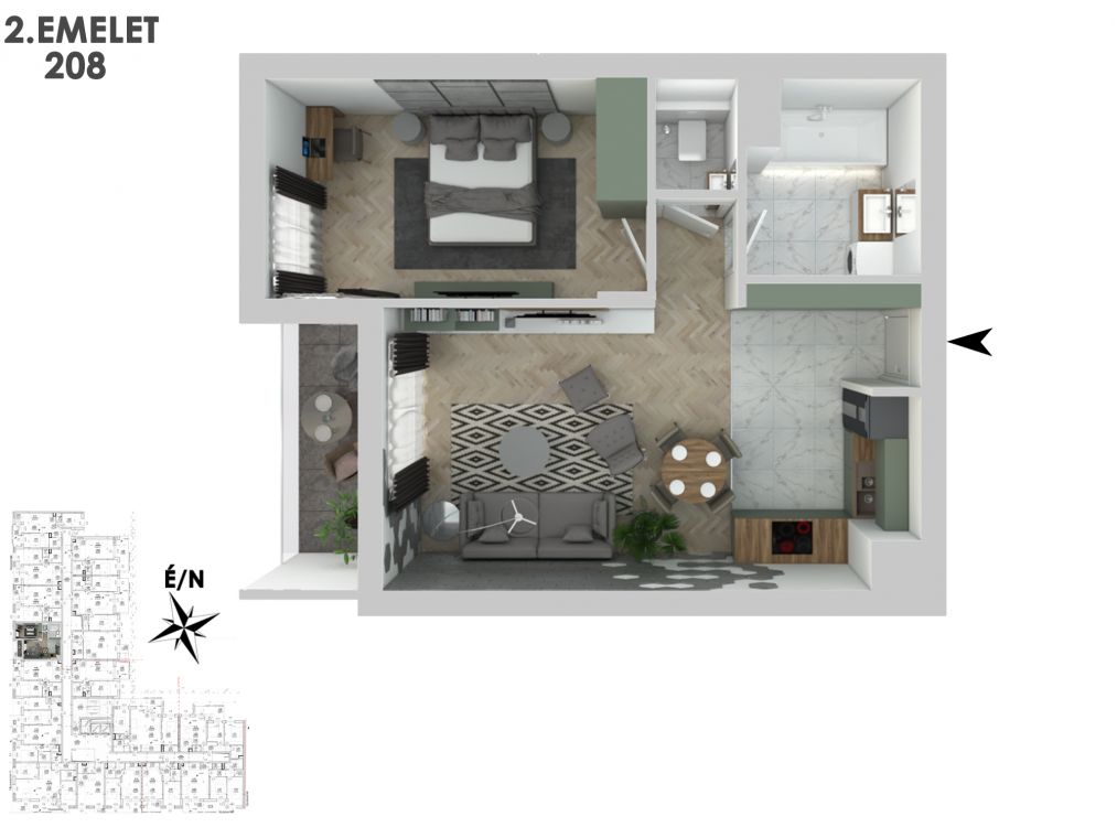 Új építésű társasház a 13.kerületben, energiatakarékos otthonokkal 208