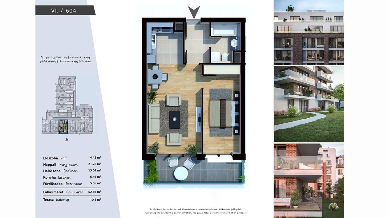 Új építésű modern, energiatakarékos lakások a XIII. kerületben 604