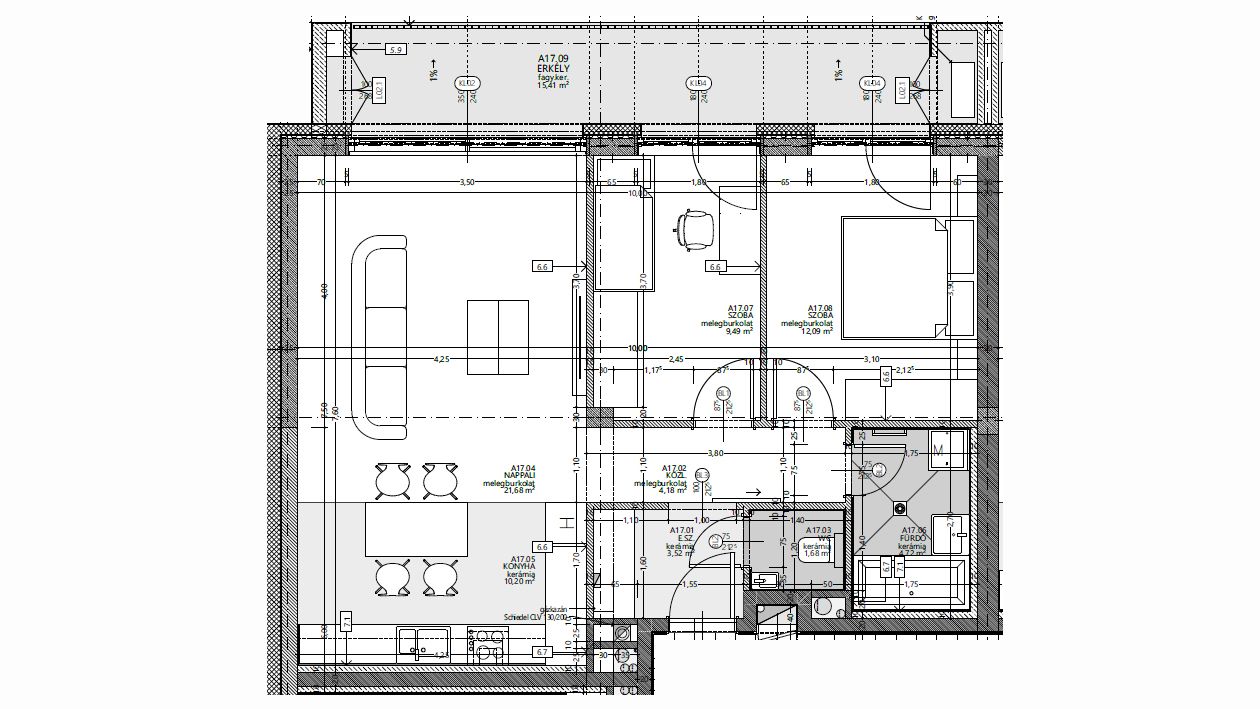 Új építésű 68 nm-es alapterülettel rendelkező lakás eladó