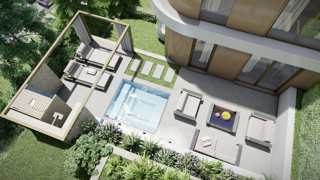 Újépítésű penthouse lakás